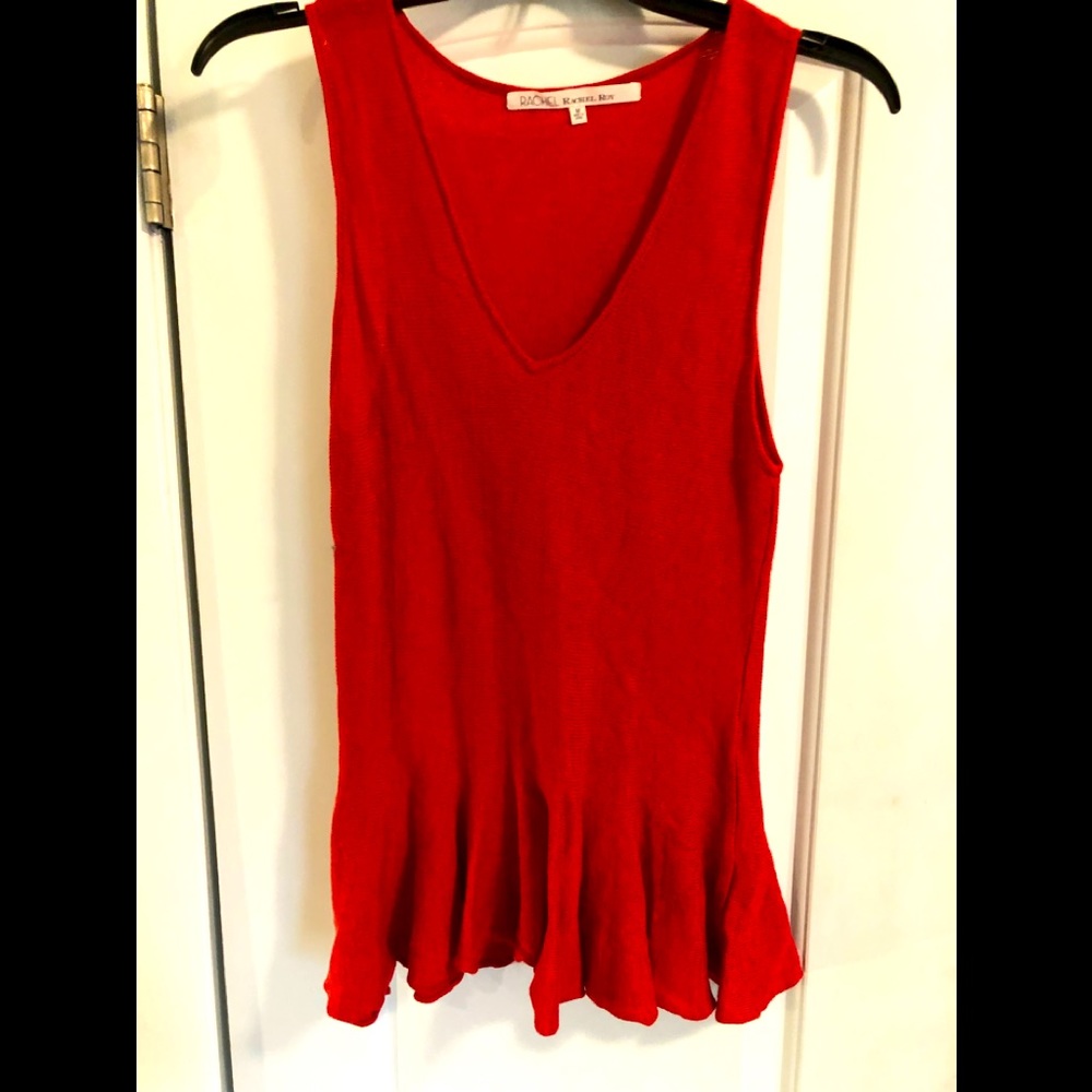 Rachel by Rachel Roy Sleeveless Knit Peplum Top